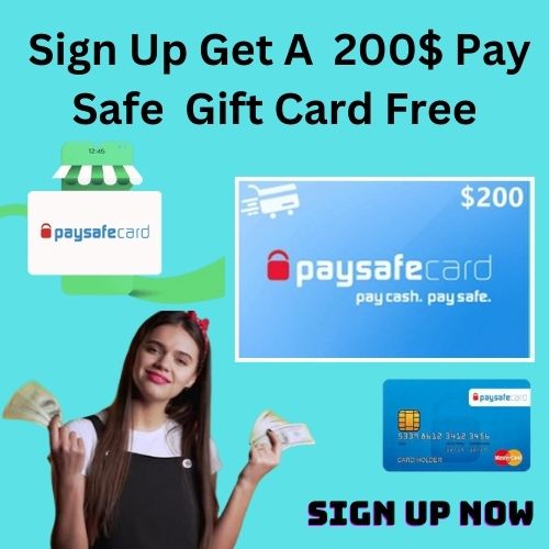 Pay Safe Free Cash Gift Card- 2024