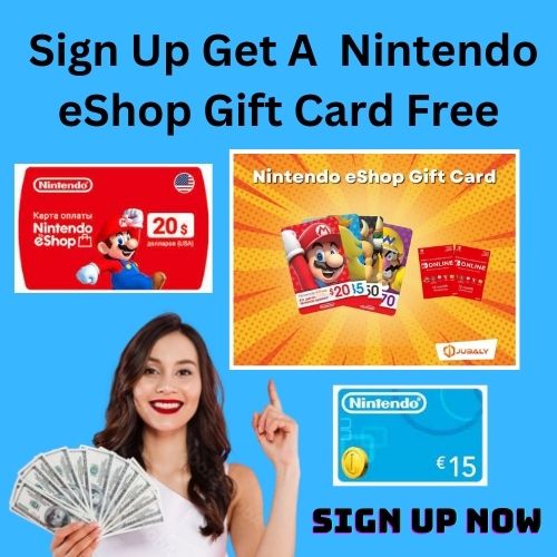 Nintendo eShop Free Cash Gift Card-2024