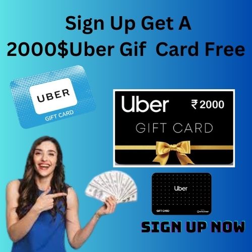 Uber Free Cash Gift Card -2024