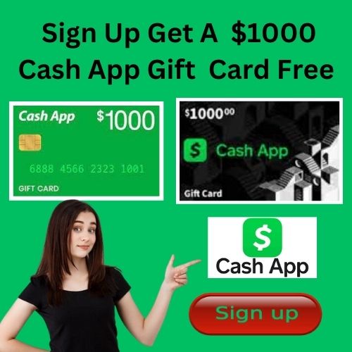 Cash App Free Gift Card- 2024