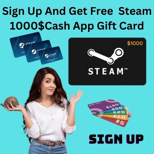 Steam Free Cash Gift Cards -2024