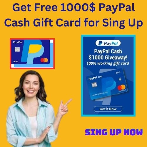 PayPal Free Cash gift Cards- 2024